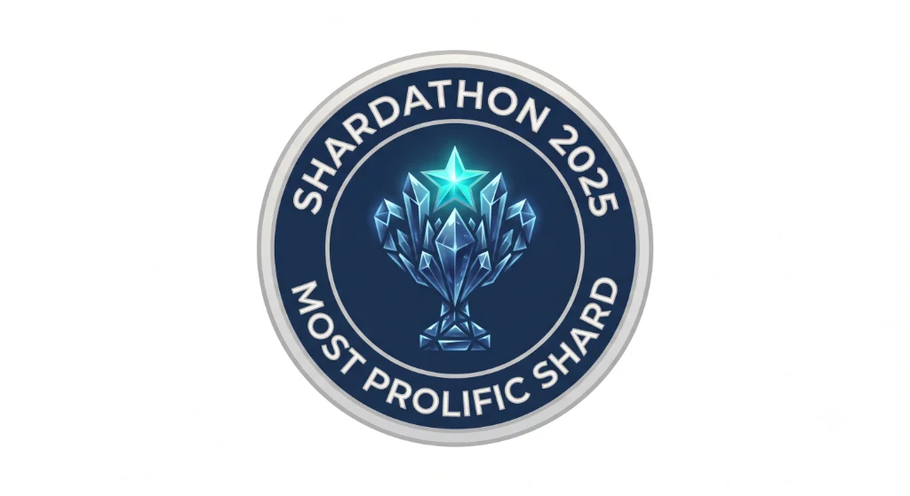 Shardathon 2025 Most Prolific Shard